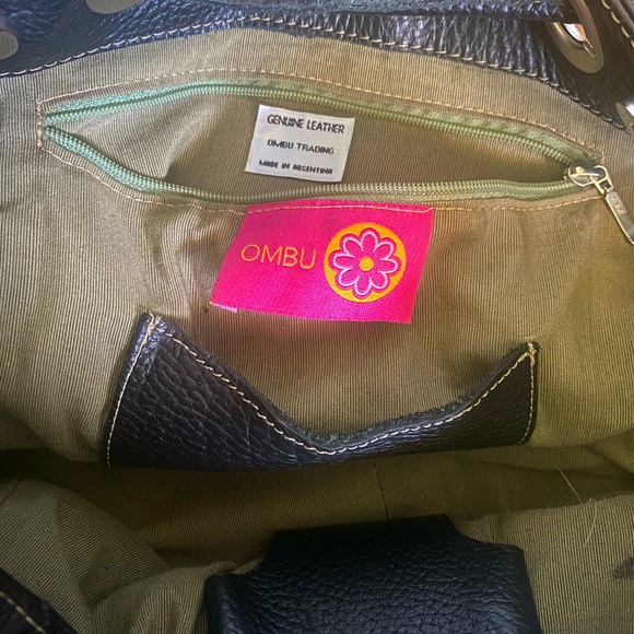 Ombu Black Bucket Purse - Picture 5 of 8